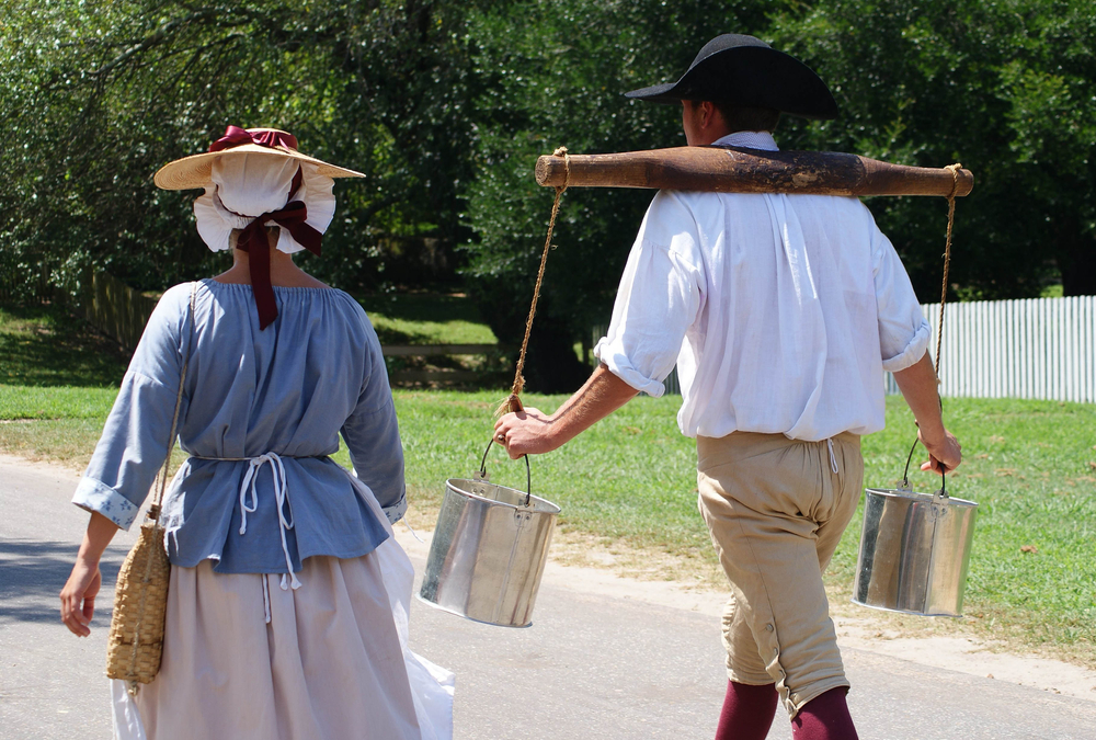 traditional colonial attire