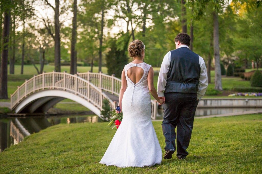 outdoor wedding venue, williamsburg, va